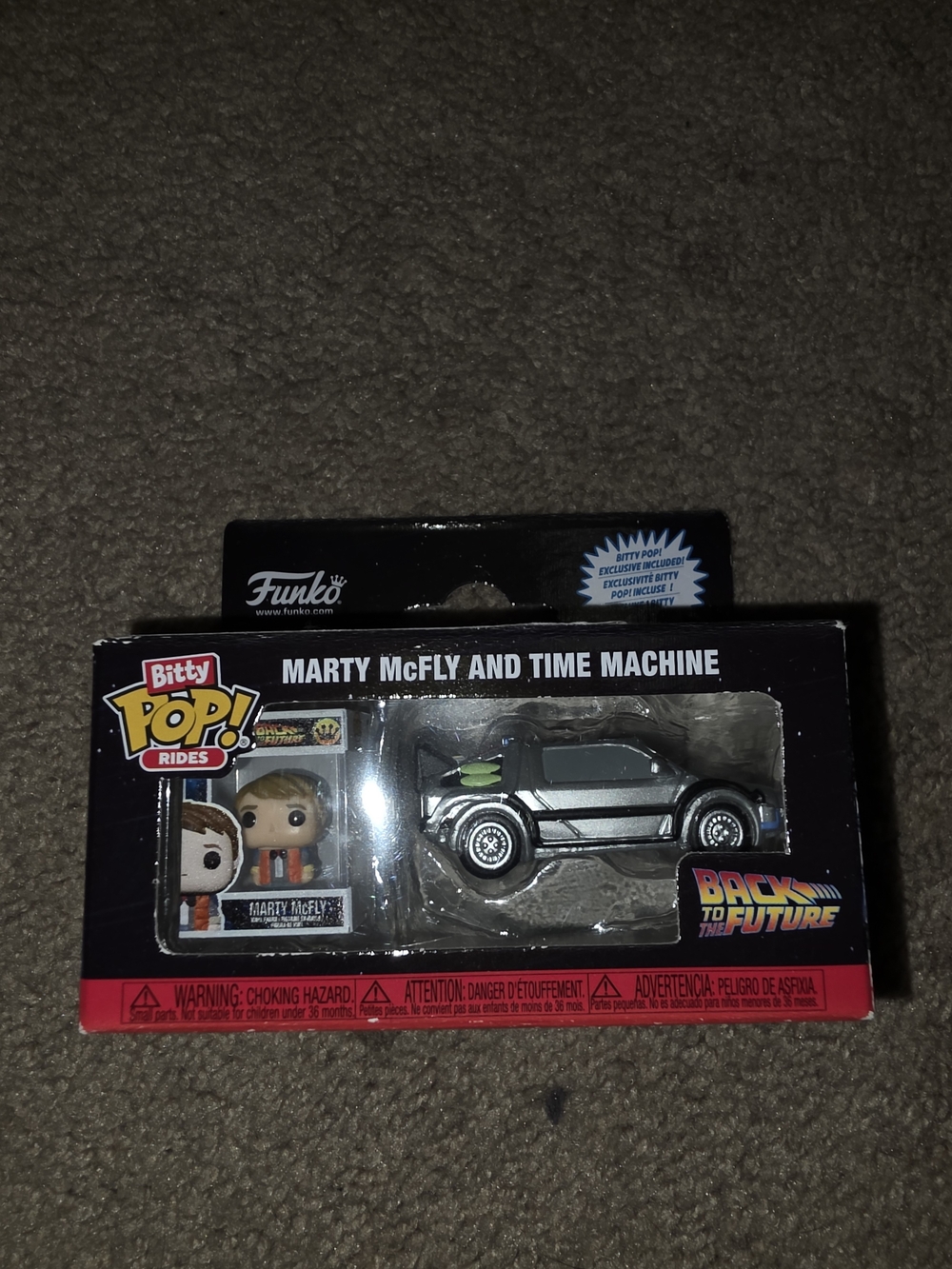 Funko Bitty Pop! Rides Back to the Future And Pokemon